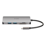 D-Link 8-in-1 USB-C Hub with HDMI/Ethernet/Card Reader/Power Delivery - Image 6