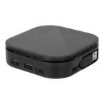Targus Universal DisplayLink USB-C Dual Monitor Travel Docking Station, 80W