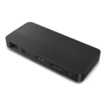 Lenovo USB-C Dual Display Travel Dock with Adapter - Image 3