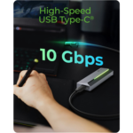 Raidsonic Icy Box M.2 SATA/NVMe SSD Enclosure with USB 3.2 Gen 2 Type-C and RGB light Warranty IB-1826MCL-CU31 month(s) - Image 6