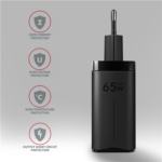 AXAGON GaN wallcharger 3x port (USB-A + 2x USB-C), 65W ACU-DPQ65 - Image 5