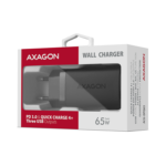 AXAGON GaN wallcharger 3x port (USB-A + 2x USB-C), 65W ACU-DPQ65 - Image 9