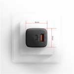 AXAGON Wallcharger 2x port (USB-A + USB-C), 20W ACU-PQ20 - Image 8