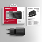 AXAGON Wallcharger 2x port (USB-A + USB-C), 20W ACU-PQ20 - Image 9