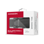 AXAGON Wallcharger 2x port (USB-A + USB-C), 20W ACU-PQ20 - Image 10