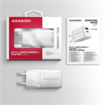 AXAGON Wallcharger 2x port (USB-A + USB-C), 20W ACU-PQ20W - Image 9