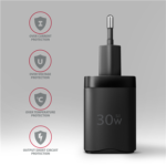 AXAGON Sil wallcharger 2x port (USB-A + USB-C), 30W ACU-PQ30 - Image 5
