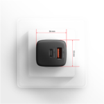 AXAGON Sil wallcharger 2x port (USB-A + USB-C), 30W ACU-PQ30 - Image 7