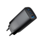 Cablexpert 3-port 65 W GaN USB PowerDelivery fast charger TA-UC-PDQC65-01-BK - Image 2