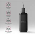 AXAGON GaN wallcharger, 3x port (USB-A + 2x USB-C), PD3.0/PPS/QC4+/SFC2.0/AFC/SCP/FCP/Apple, 100W ACU-DPQ100 - Image 5