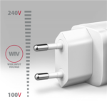 AXAGON GaN wallcharger 3x port (USB-A + 2x USB-C), PD3.0/PPS/QC4+/SFC2.0/AFC/SCP/FCP/Apple, 65W ACU-DPQ65W - Image 4