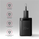 AXAGON Wallcharger 1x port USB-C, PD3.0/PPS/QC4+/AFC/FCP/Apple, 20W ACU-PD20 - Image 7