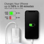 AXAGON Wallcharger 1x port USB-C, PD3.0 / PPS /QC4+/AFC/FCP/Apple, 20W ACU-PD20W - Image 6
