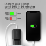 AXAGON Sil wallcharger 1x port USB-C, PD3.0/PPS/QC4+/SFC/AFC/Apple, 30W ACU-PD30 - Image 7