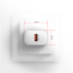 AXAGON Wallcharger 1x port USB-A, QC3.0/AFC/FCP/Apple, 18W ACU-QC18W - Image 7
