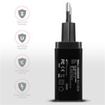AXAGON Dual wallcharger 240V/2x USB port QC3.0/AFC/FCP and 5V-1.2A, 24W ACU-QS24 - Image 5