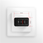 AXAGON Dual wallcharger 240V/2x USB port QC3.0/AFC/FCP and 5V-1.2A, 24W ACU-QS24 - Image 7
