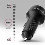 AXAGON Car charger 48W, USB-A + USB-C, PD3.0/PPS/QC4+/SFC PWC-PQ48 - Image 3