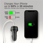 AXAGON Car charger 48W, USB-A + USB-C, PD3.0/PPS/QC4+/SFC PWC-PQ48 - Image 9