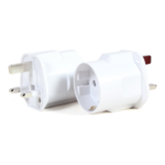 Cablexpert AC power adapter, EU Schuko socket to UK plug, 13 A A-AC-EUFUKM-01