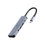 Cablexpert USB Type-C 5-in-1 multi-port adapter (Hub + HDMI + PD + stereo audio) A-CM-COMBO5-02