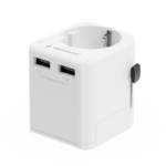 Gembird EU to Universal travel power adapter, 12W TPA-EU2A12-01-W