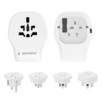Gembird Universal travel power adapter, 20 W TPA-1A2C20-02-W - Image 2