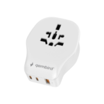 Gembird Universal travel power adapter, 20 W TPA-1A2C20-02-W - Image 4