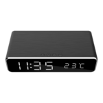 Gembird Digital alarm clock with wireless charging function - Image 2